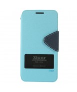 Θήκη HTC Desire 816 Roar Diary Cross Texture Window View Stand Leather Cover for HTC Desire 816 - Blue