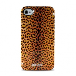 Θήκη iphone 5/5s Just Cavalli Micro Leopard -Orange