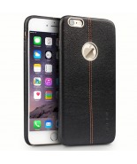 Θήκη iPhone 6/6s plus 5.5" Deer patern QIALINO Top quality pure handmade genuine Leather case for apple iPhone 6/6s plus-Black