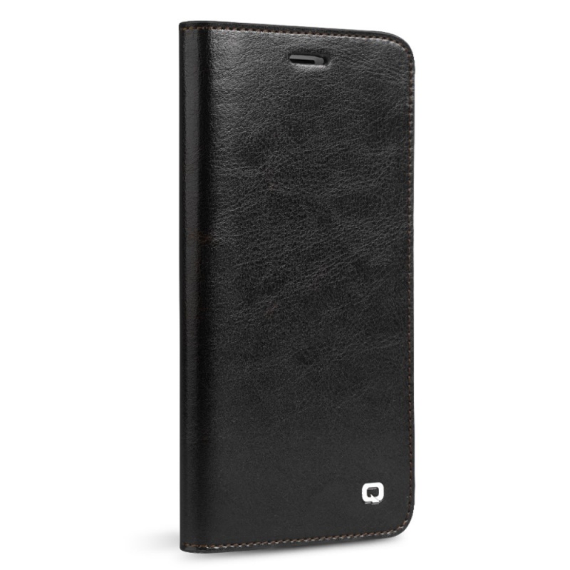 Genuine Leather iPhone 7 / 8 Wallet Case - Black